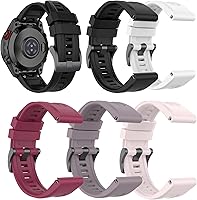 Vista 1 de Bandas compatibles con el reloj solar Garmin Instinct 2S, correa de silicona ajustable con hebilla de metal, correa deportiva para Garmin Instinct