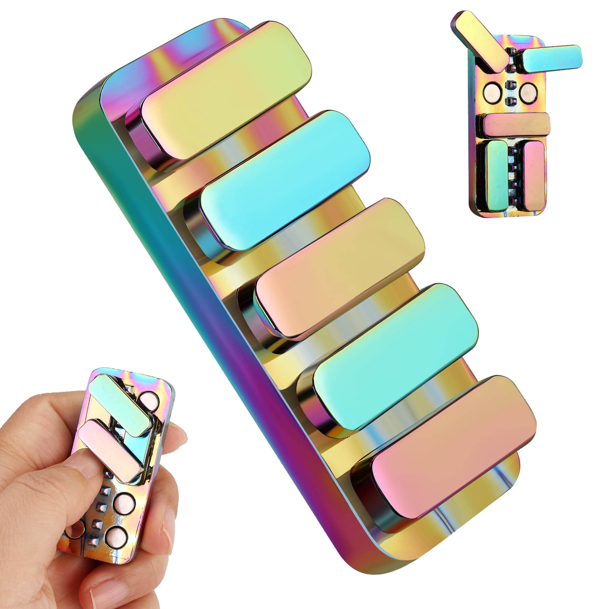 Amazon | フィジェットトイ 大人用 メタルフィジェットスライダー EDC