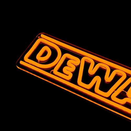 Miniatura 7 de De-Walts - Letrero de neón, luces LED de neón para amantes de las herramientas, 4.8 x 16.9 pulgadas (regulable, alimentado por USB, para garaje,