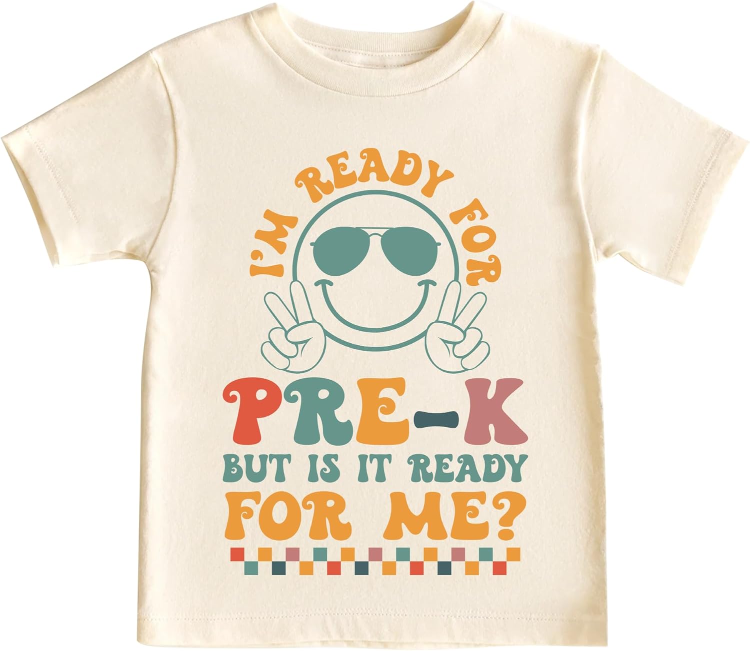 Personalized Back to School Shirt, First Day of School Shirt with Name, I'm Ready for Kindergarten Shirt