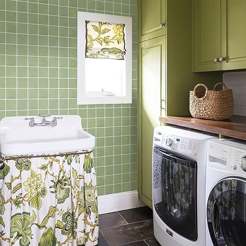 Miniatura 7 de 10 azulejos de pared para despegar y pegar, 11.8 x 11.8 pulgadas, PVC ultraligero gris claro, cuadrados 3D para cocina, baño, apto para inquilinos,