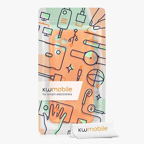 Miniatura 7 de kwmobile Funda compatible con Samsung Galaxy A32 5G - Funda de silicona TPU con acabado suave - Naranja afrutado