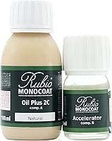 Vista 187 de Rubio Monocoat Aceite para Acabado de Madera 175 pies² - Puro Oil Plus 2C Aceite de Linaza para Madera Rápido de Secar, Ecológico para Uso