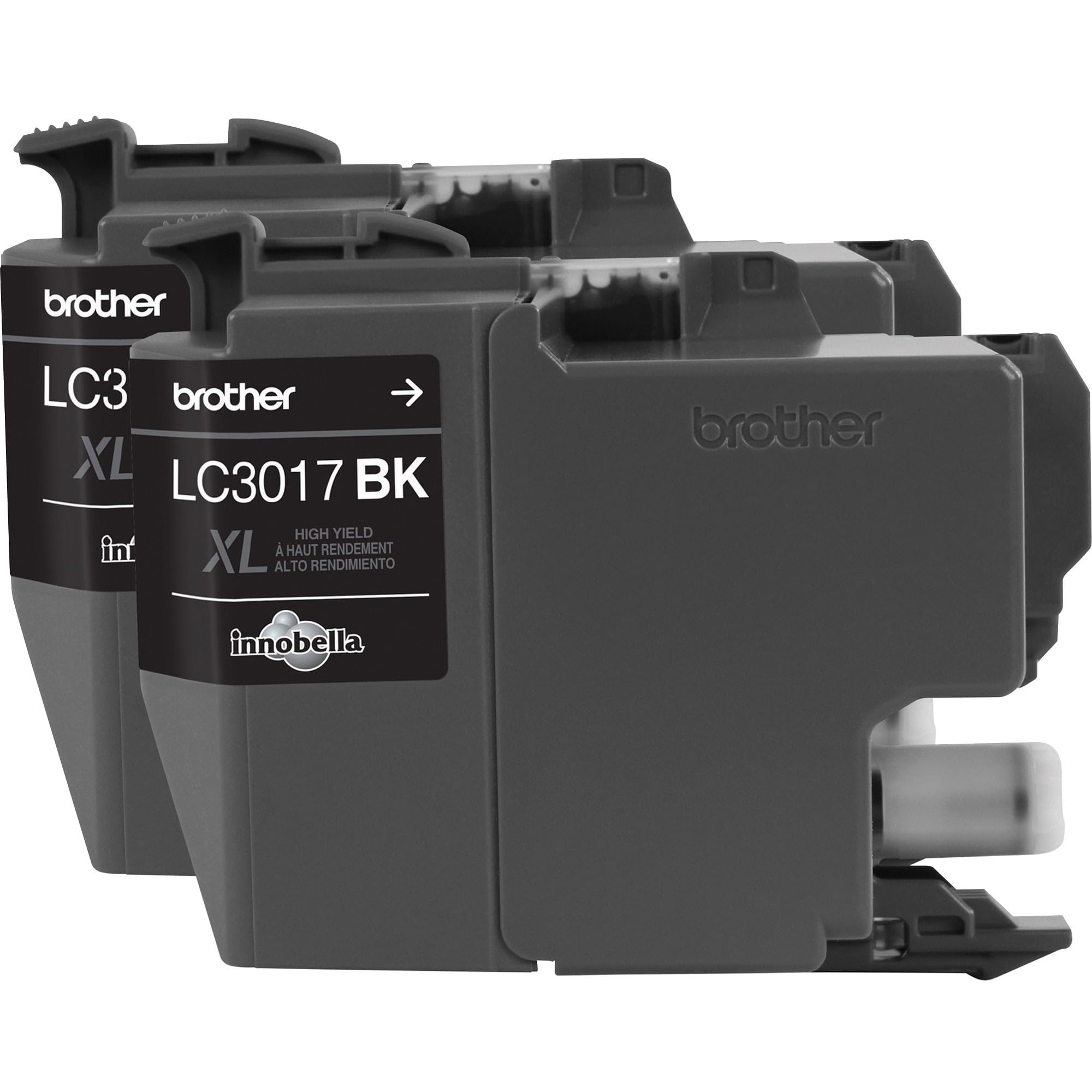 BROTHER Printer LC30172PK - Cartucce d'inchiostro XL ad alta resa, confezione da 2, colore: Nero
