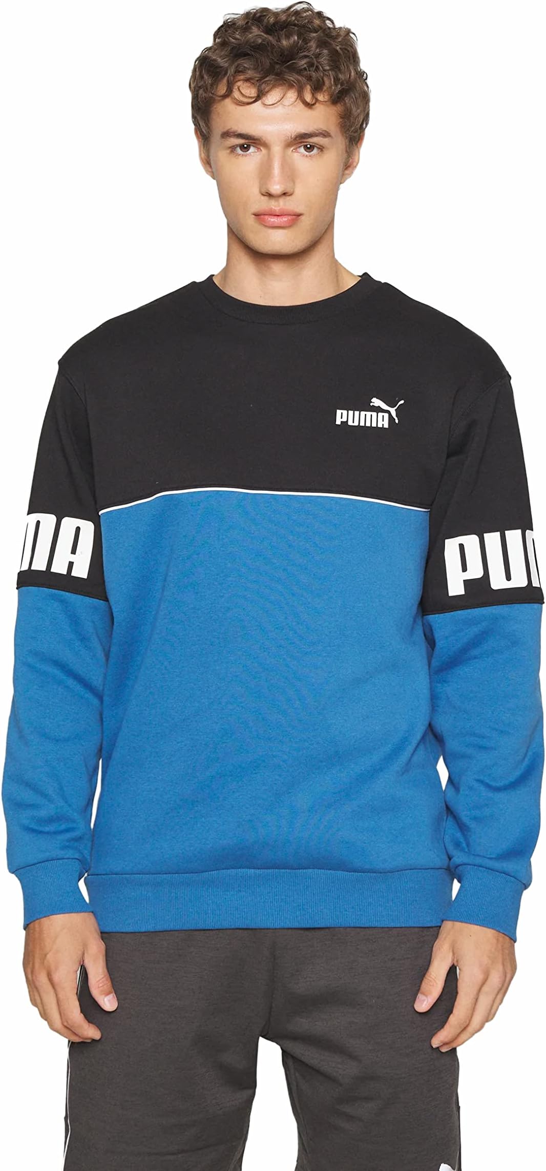 PUMAMen's Power Colorblock Flece Crew