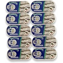 Sardines in Olive Oil with Chilli Pepper - 10 x 56 g - Pescador - Portugal