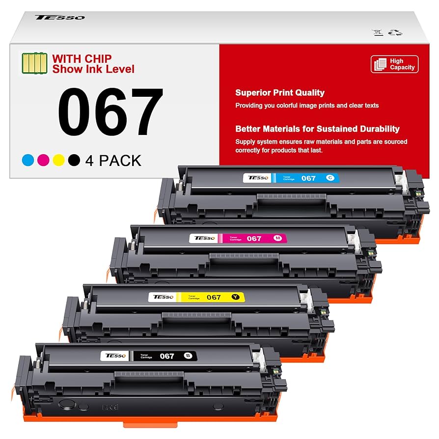 Canon 067 H トナーカートリッジ 4色セット Satera Canon トナーカートリッジ 067 ブラック シアン マゼンタ