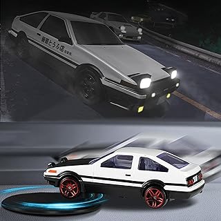 Car Dashboard Drift Spin Ornament, Alloy Rotating AE86 Auto Model Decoration, Classic Cool Mini Car Dash Interior, Follow Drift When Vehicle Turns
