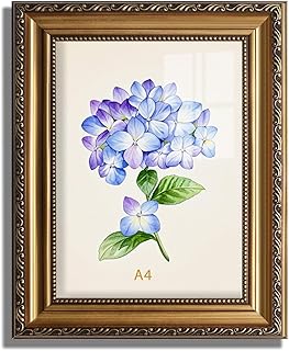 15 Breathtaking Christmas Landscape Paintings That Will Transport You to a Winter Wonderland! 421 A4 Photo Frame, Vintage Picture A4 Gold Frame for Wall Hanging or Tablet...