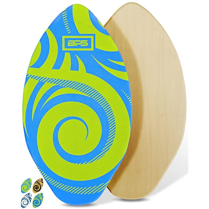 Buy BPS ‘Koru’ Skimboards with Colored EVA Grip Pad and High Gloss
