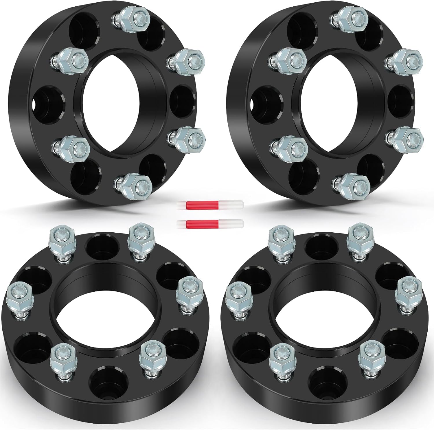 ECCPP 4PCS 6x5.5 to 6x5.5 Wheel Spacers Hub Centric 1.25" 6 Lug 6x139.7mm 14x1.5 95.1mm for Toyota for tundra wheel spacers 2022-2023| for Lexus LX600 2022-2023