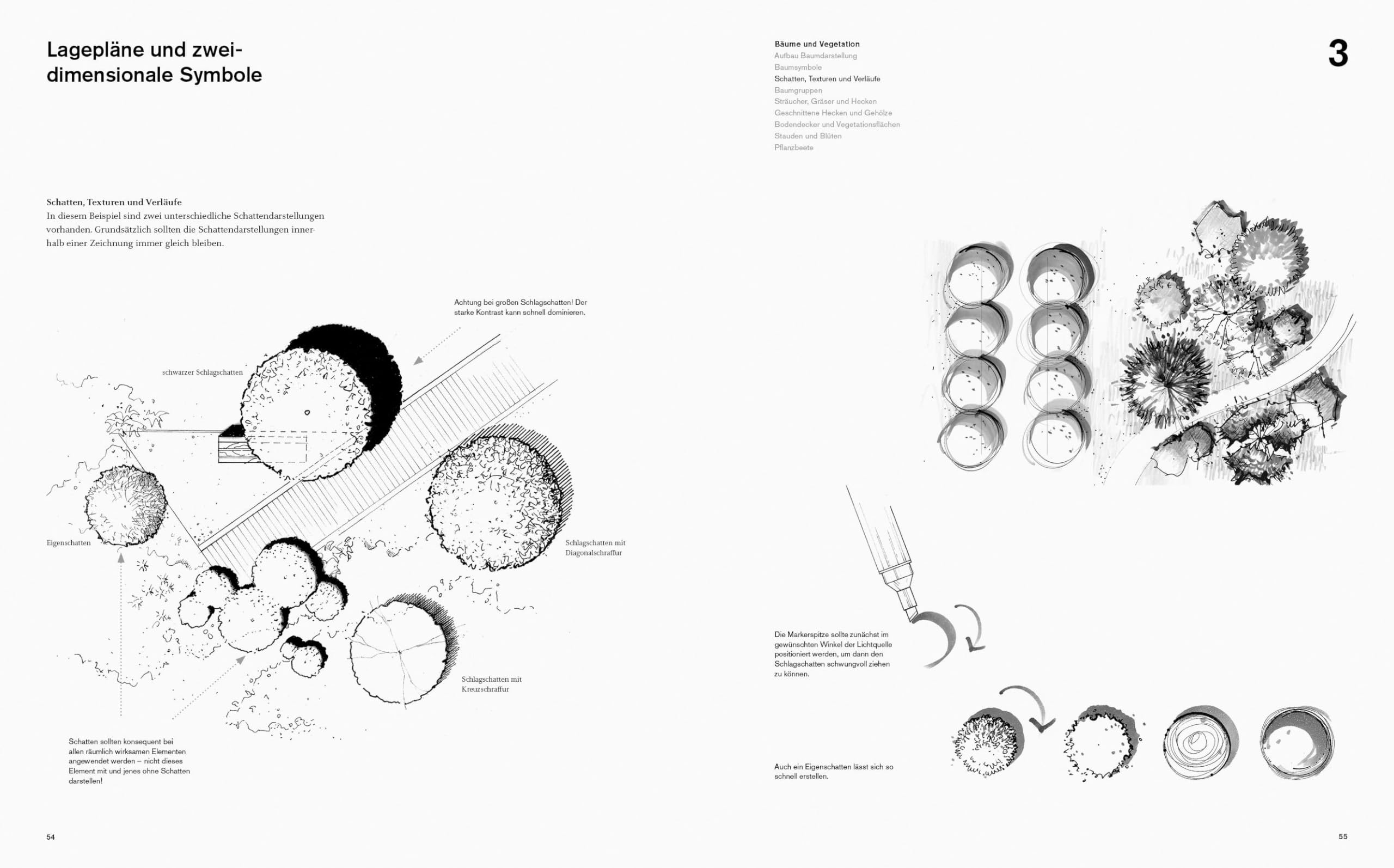 Zeichenlehre für Landschaftsarchitekten. Handbuch und Planungshilfe (Handbuch und Planungshilfe/Construction and Design Manual)