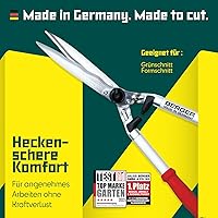 Vista 2 de Berger Cizalla de seto confort 4595 con cuchillas dentadas y amortiguador, longitud 22.4 in