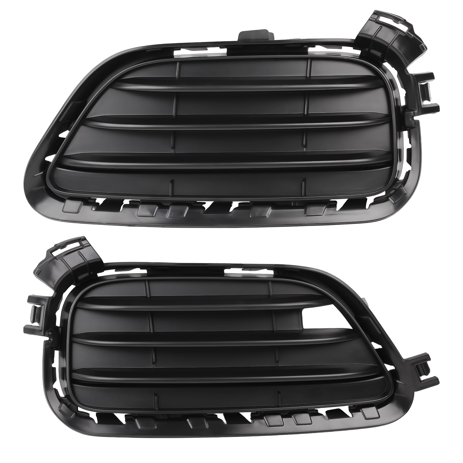 2Pcs Front Bumper Cover Grille Fit For BMW X3 F25 2015-2017 Fog Light Cover Lamp Bezel Le…