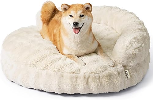 Miniatura 31 de EHEYCIGA Cama para perro de tamaño mediano, sofá esponjoso para perros pequeños con funda extraíble lavable, sofá para mascotas, impermeable y Negro