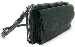 BORSA PORTAFOGLIO DONNA IN PELLE PORTATA TRACOLLA E DA TRACOLLA IN VERA PELLE MADE IN ITALY