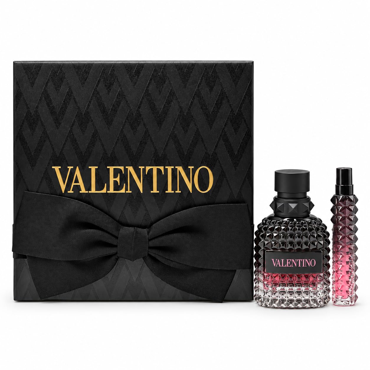 Valentino Born in Roma Intense Uomo Set - 50ml EDP Intense & 15ml Spray