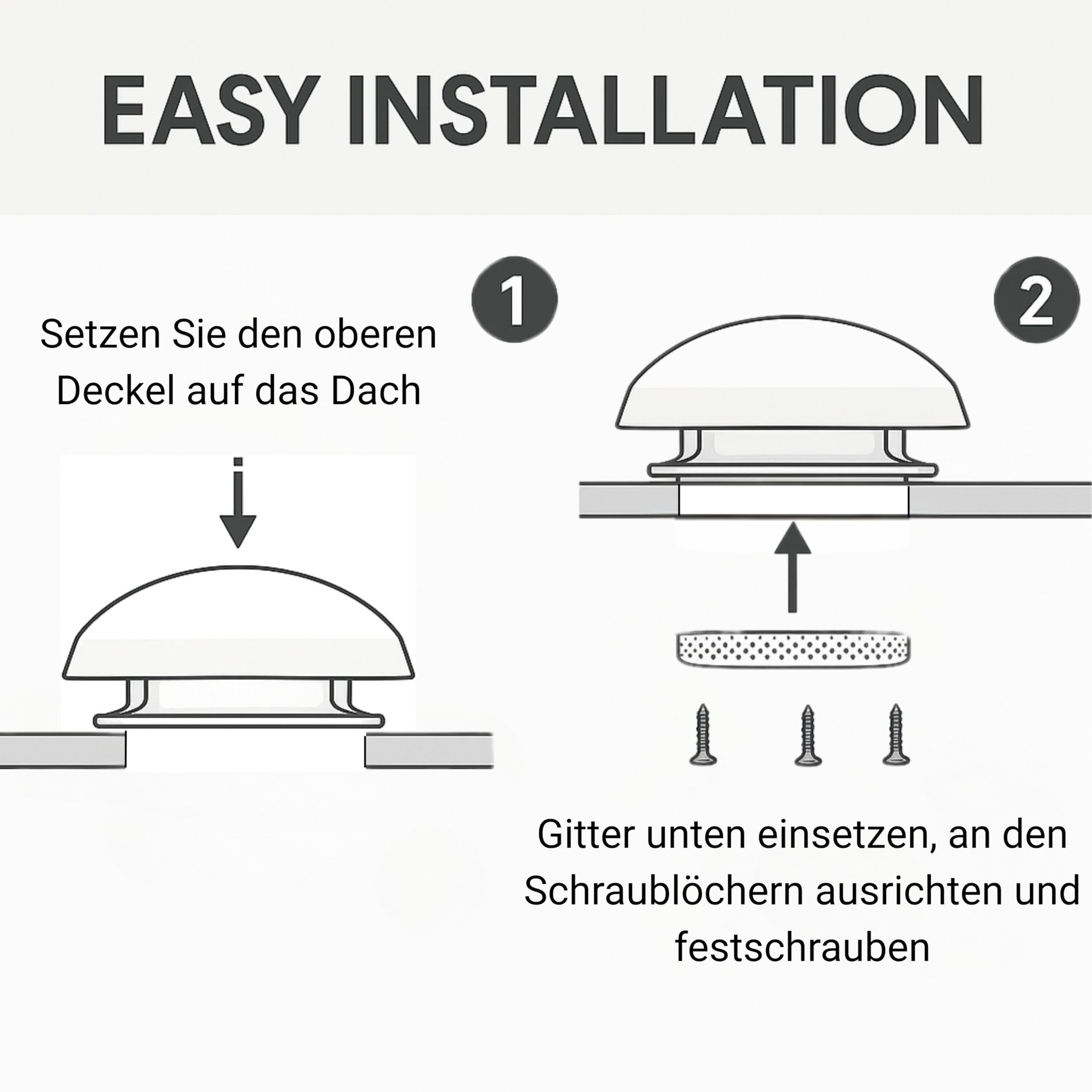 Ventilatore da tetto per camper ventilazione forzata resistente alle intemperie