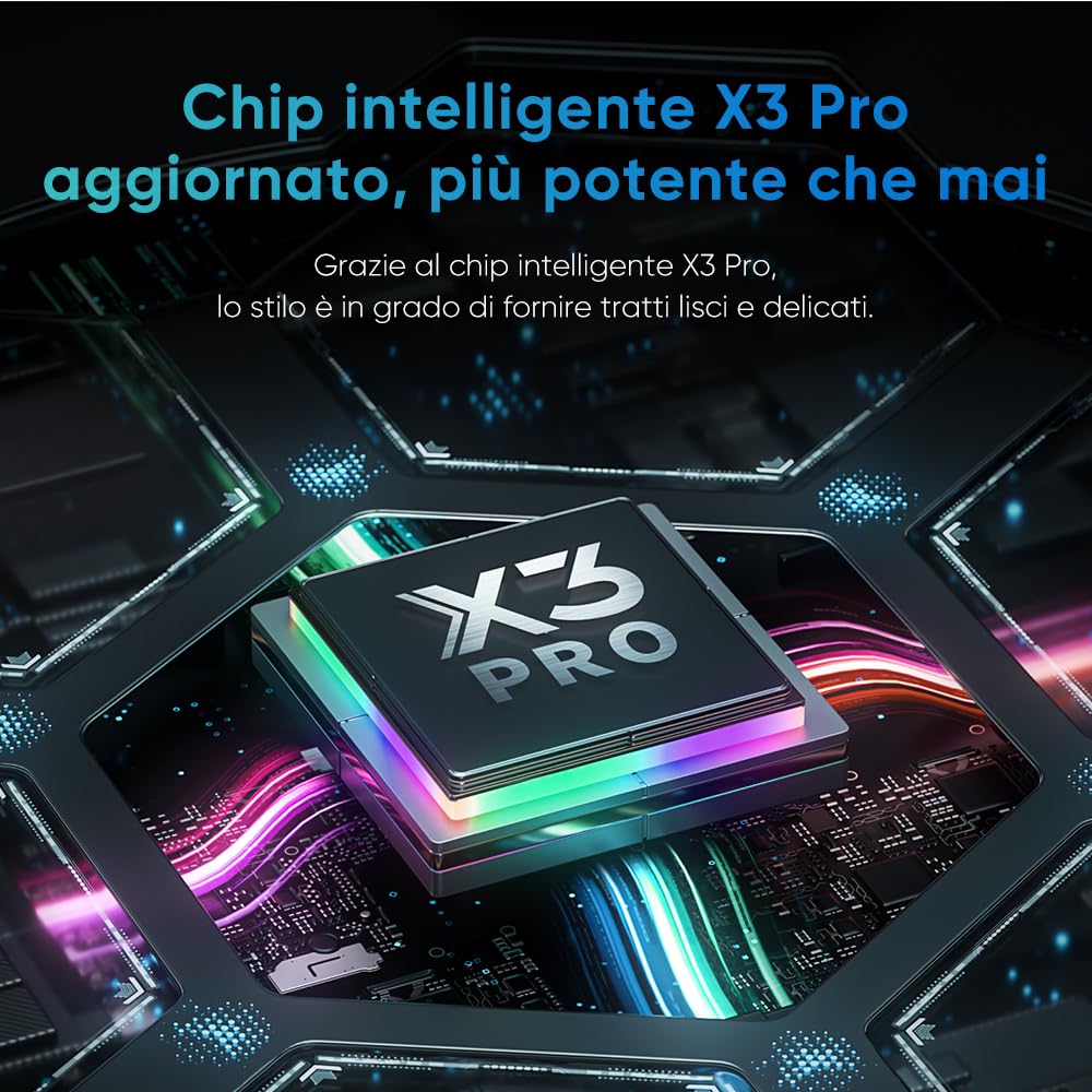 XPPen Artist 13.3 Pro V2 Tavoletta Grafica con Schermo da 13,3 pollici, Penna 16384 livelli, 8 tasti rapidi, Supporto incluso, Compatibile con Windows Mac Android