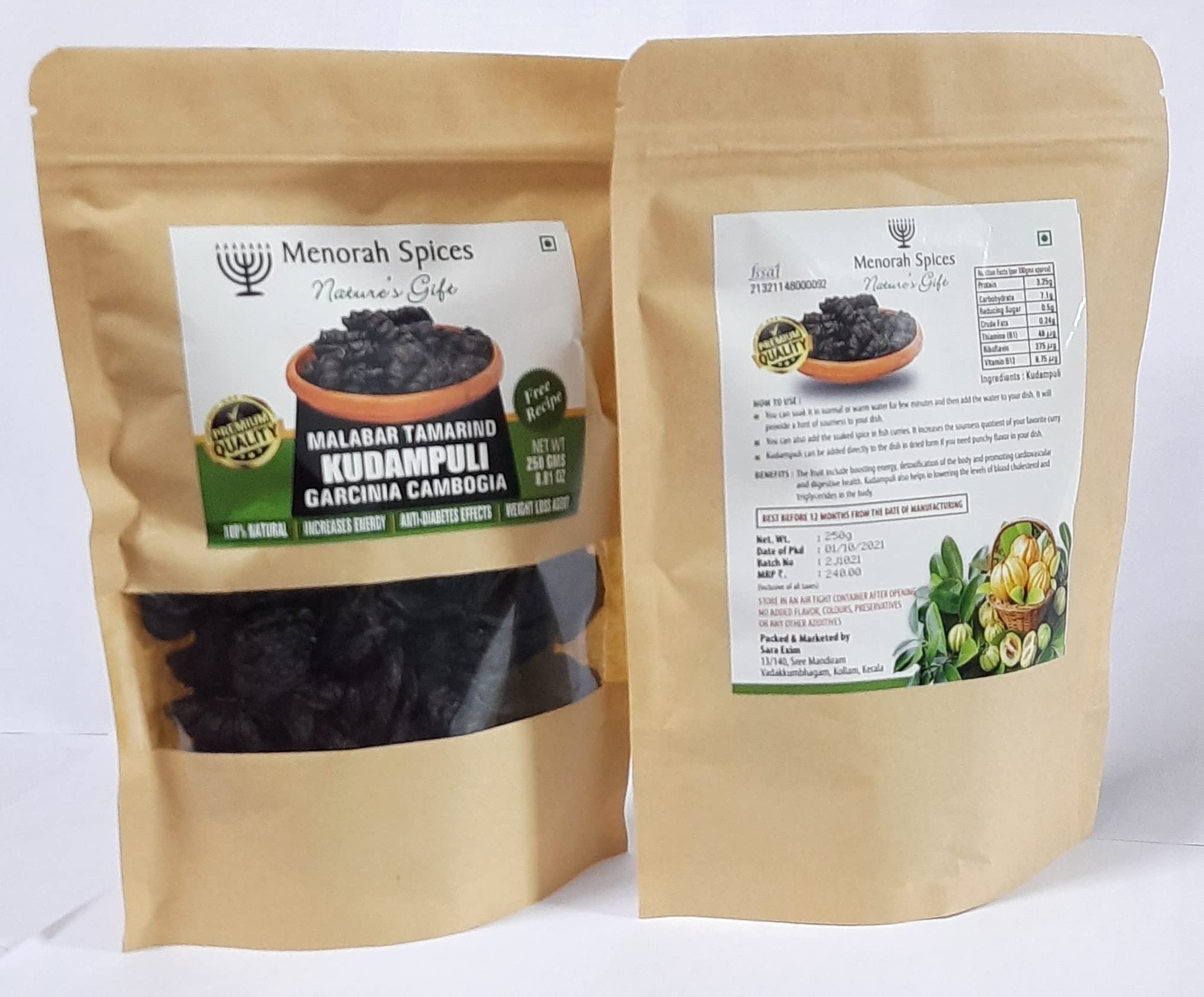 Kudampuli Malabar Tamarind Garcinia Cambogia (B09J18TF7G) Amazon Price History, Amazon Price Tracker