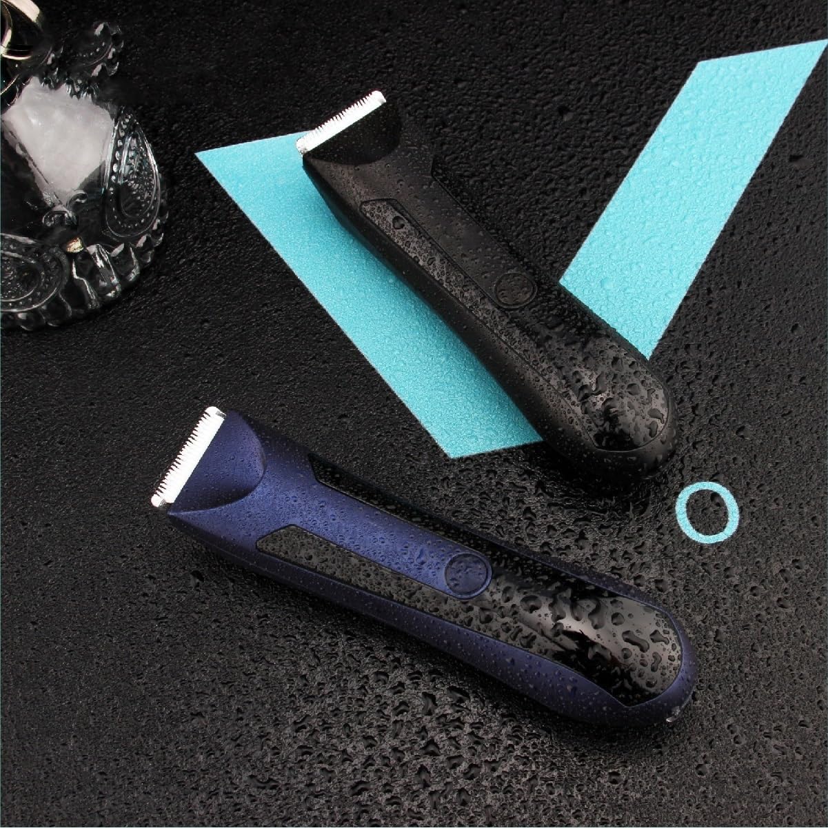 Mens Hair Clippers Rechargeable Hair Cutting Machine Haircut Professional Hair Trimmer Digital Display for Men(Black)