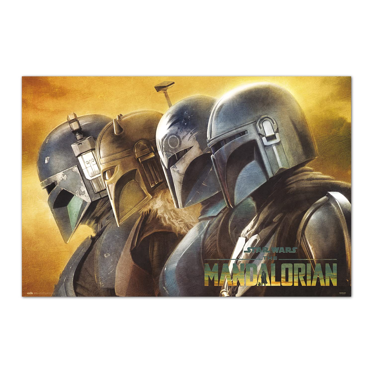 Grupo Erik Poster Star Wars The Mandalorian - 36 x 24 inches / 91.5 x 61 cm - Shipped Rolled Up - Cool Posters, Art Poster, Wall Posters & Prints