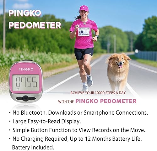 Miniatura 7 de PINGKO Pasodistanciacaloríascontador portátil multifuncional al aire libre del podómetro del deporte