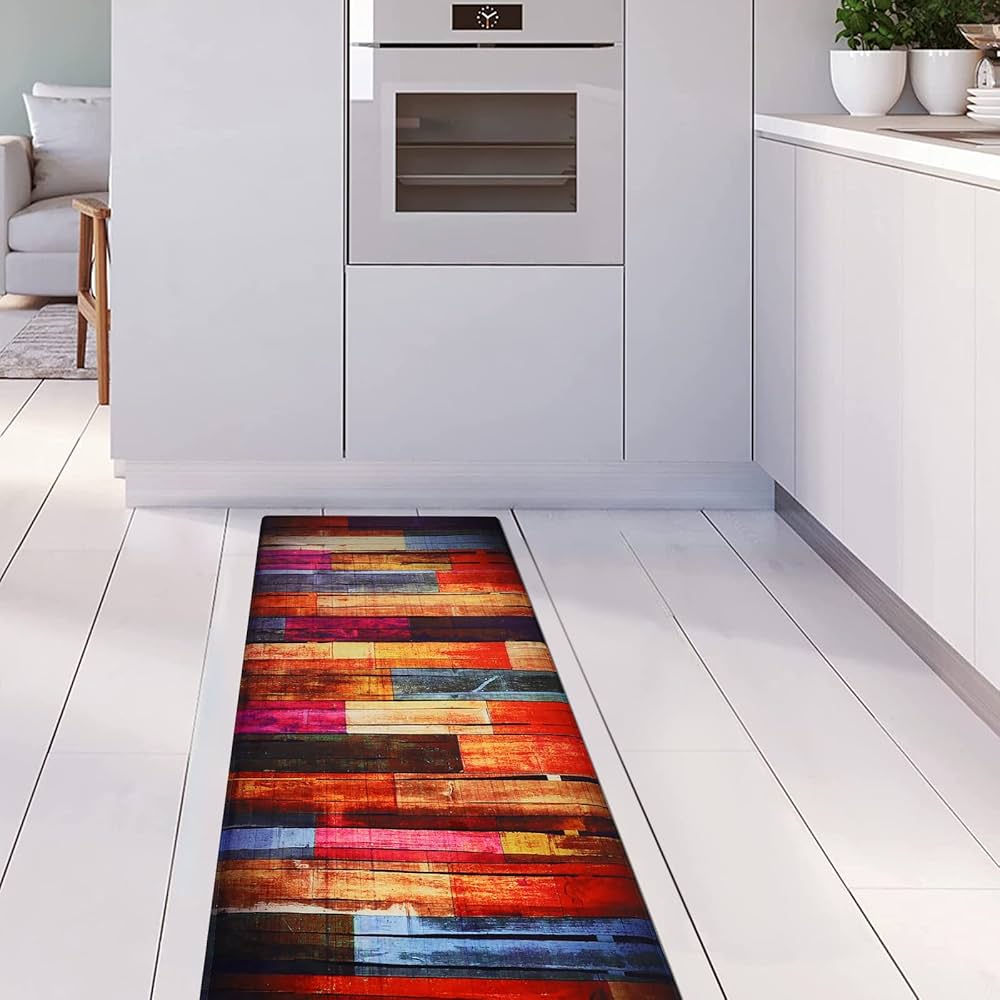 Tzou Area Rug 8x10 Vintage Retro Rug Indoor Door Mat Non Slip Carpet For Living Room Bedroom