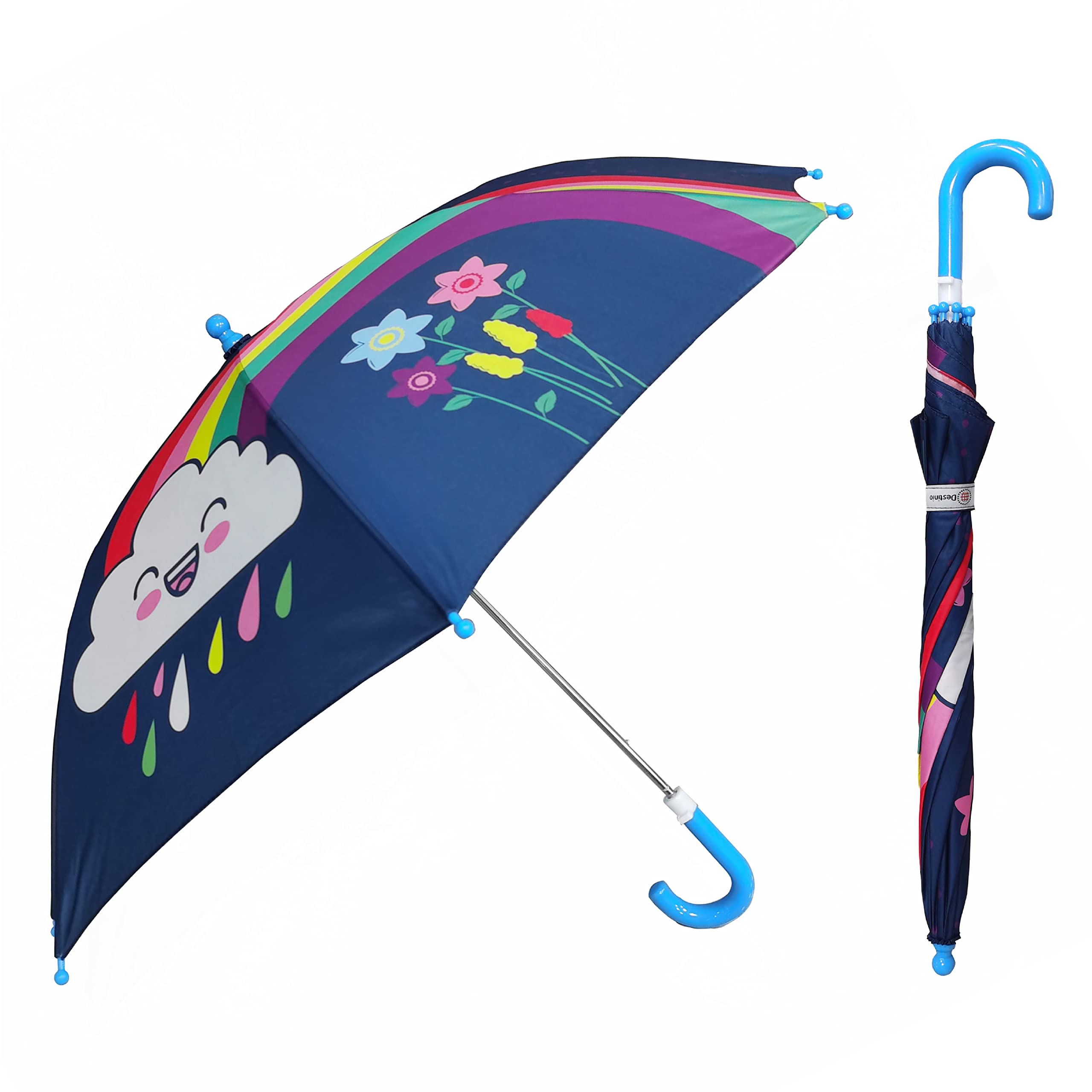 ERWIN Umbrella for Women -3 Fold, UV Coated, Auto Open CloDC- Printed Design Umberallas for Ladies, Girls and Men (Multi Color)