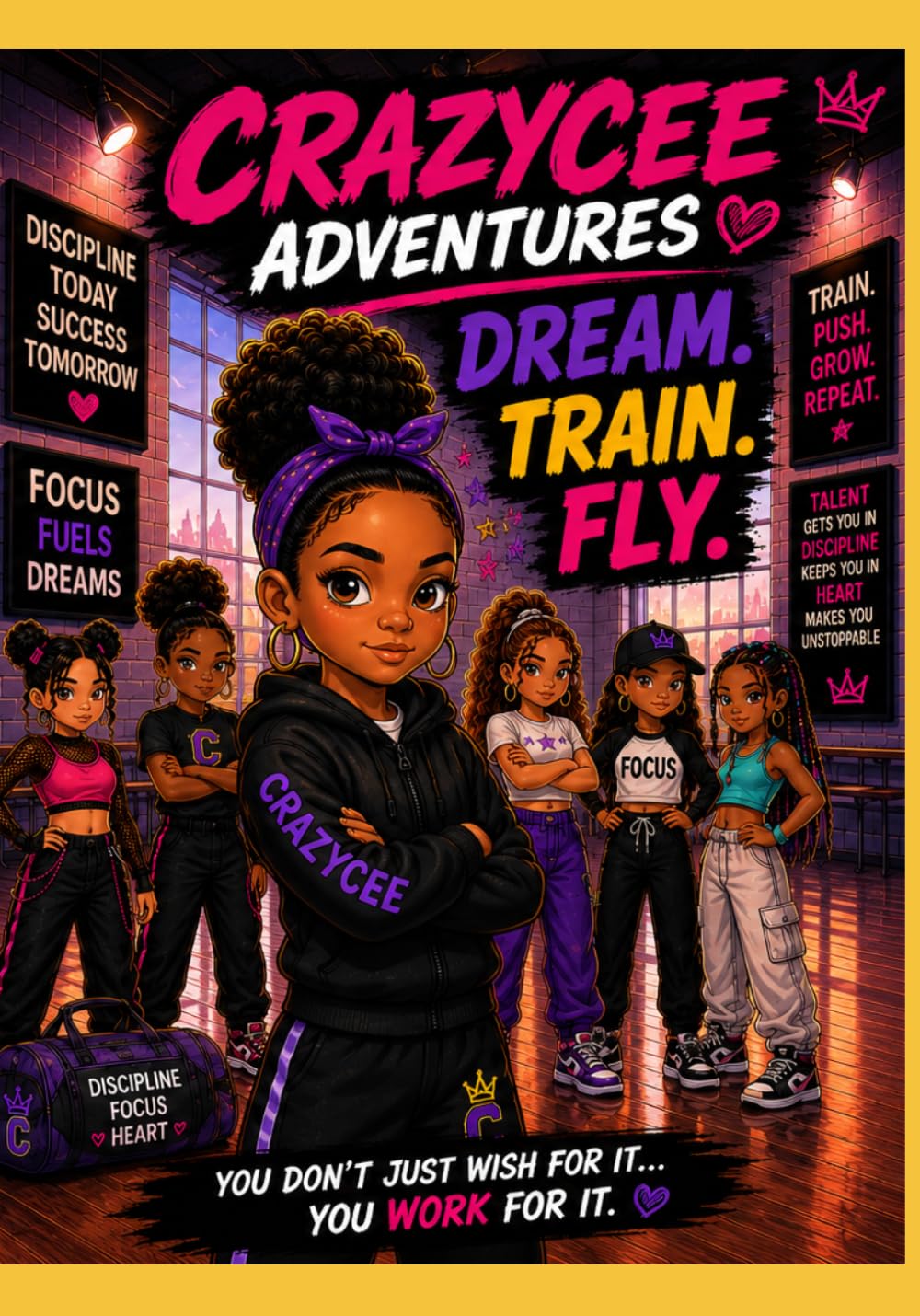 CRAZYCEE ADVENTURES™ DREAM TRAIN FLY: “Dream it. Train for it. Become it.”
