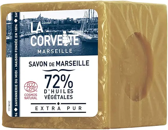Savon de Marseille Extra Pure 300g - Natural Soap Block - Hypoallergenic & Eco-Friendly