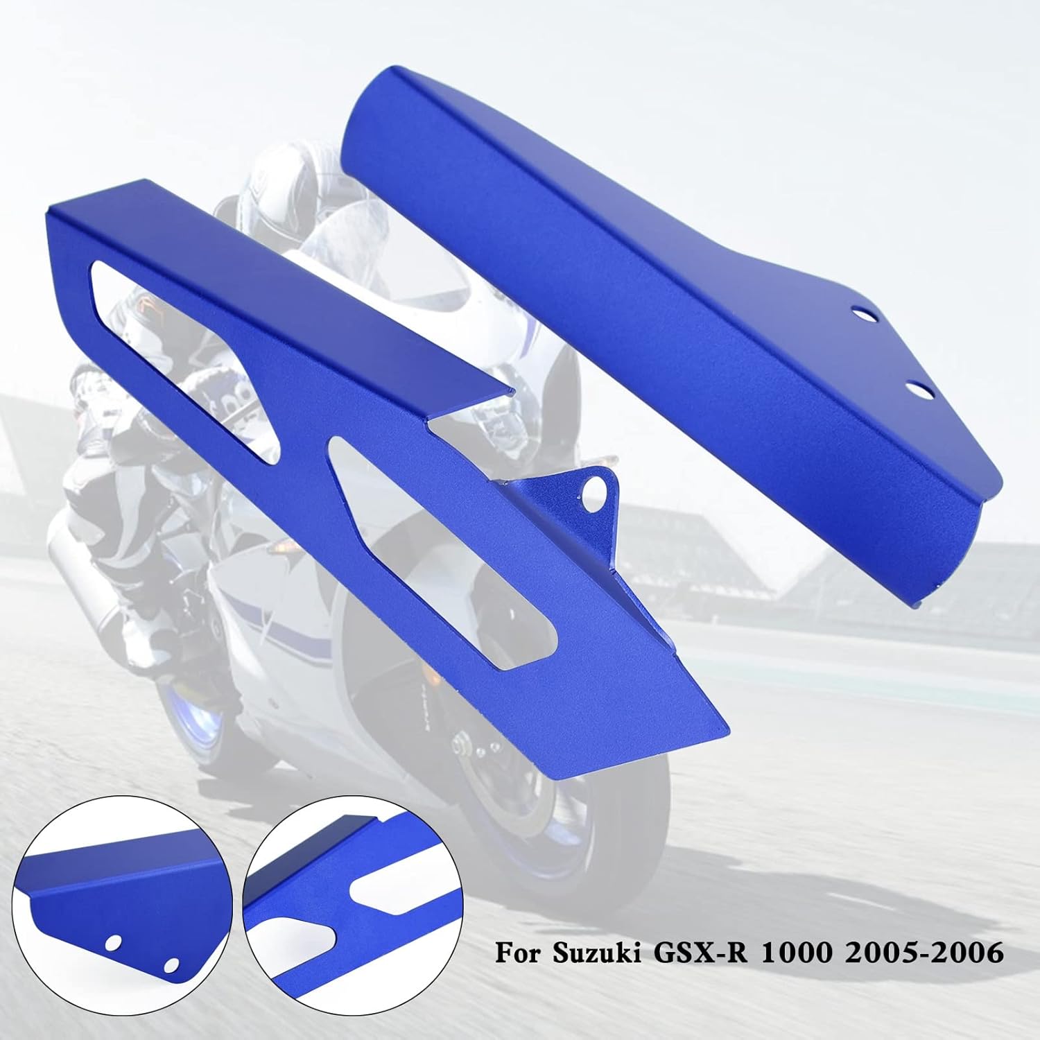 Areyourshop Rear Chain Guard Cover fit for Suzuki GSX-R 1000 2005 2006 Blue