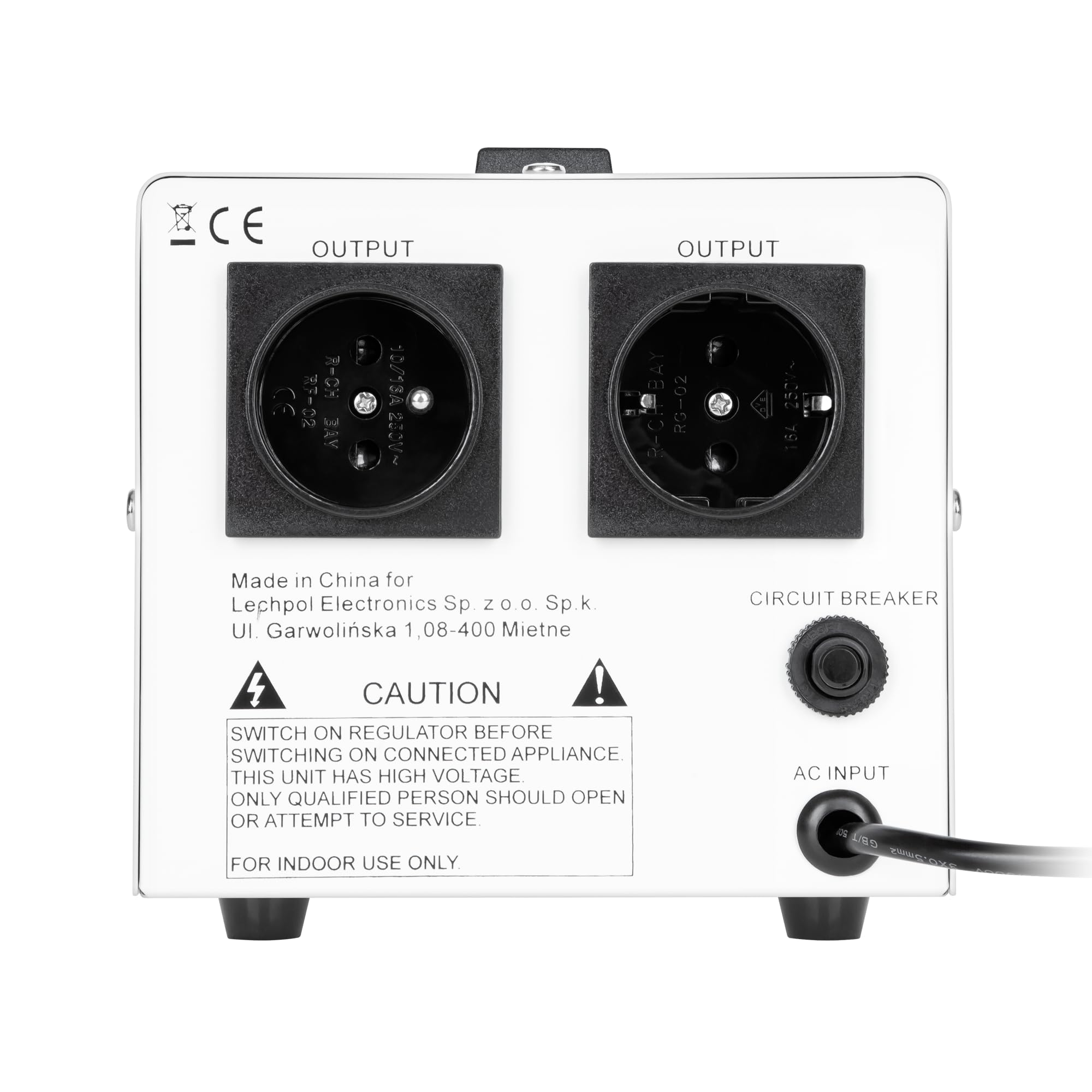 Automatischer Spannungsregler KEMOT MSER-1000 (1000 VA, Servomotor)