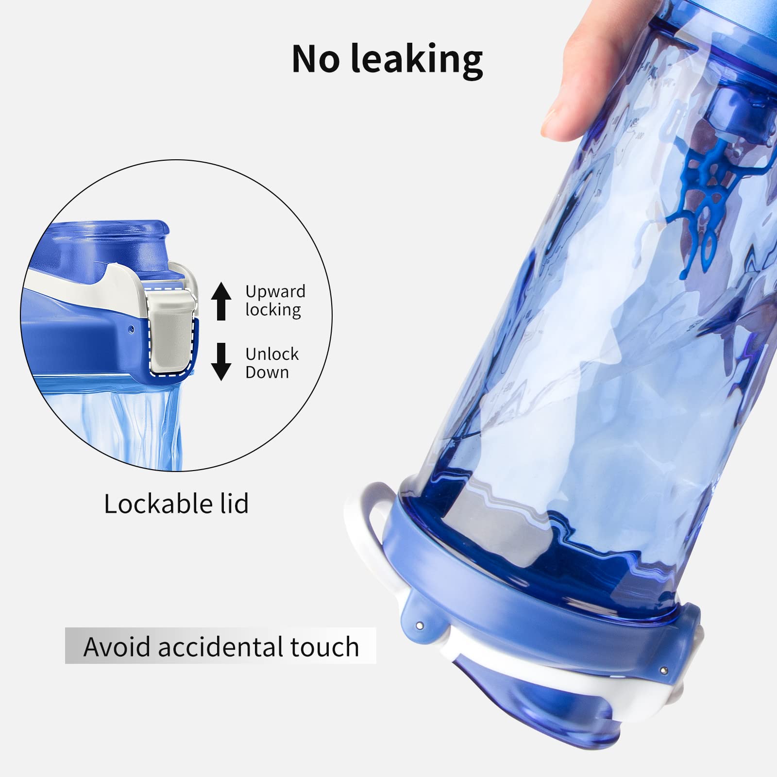 Shaker Proteine Elettrico, 650 ml, frullatore elettrico per frullati proteici ricaricabile USB C, Tazze Shaker Ricaricabili, Protein Shaker Bottle con Vano Portaoggetti, per Frullati Proteici (bianco