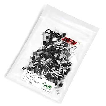 Chanzon 100pcs S9014 TO-92 NPN Transistor 0.1A