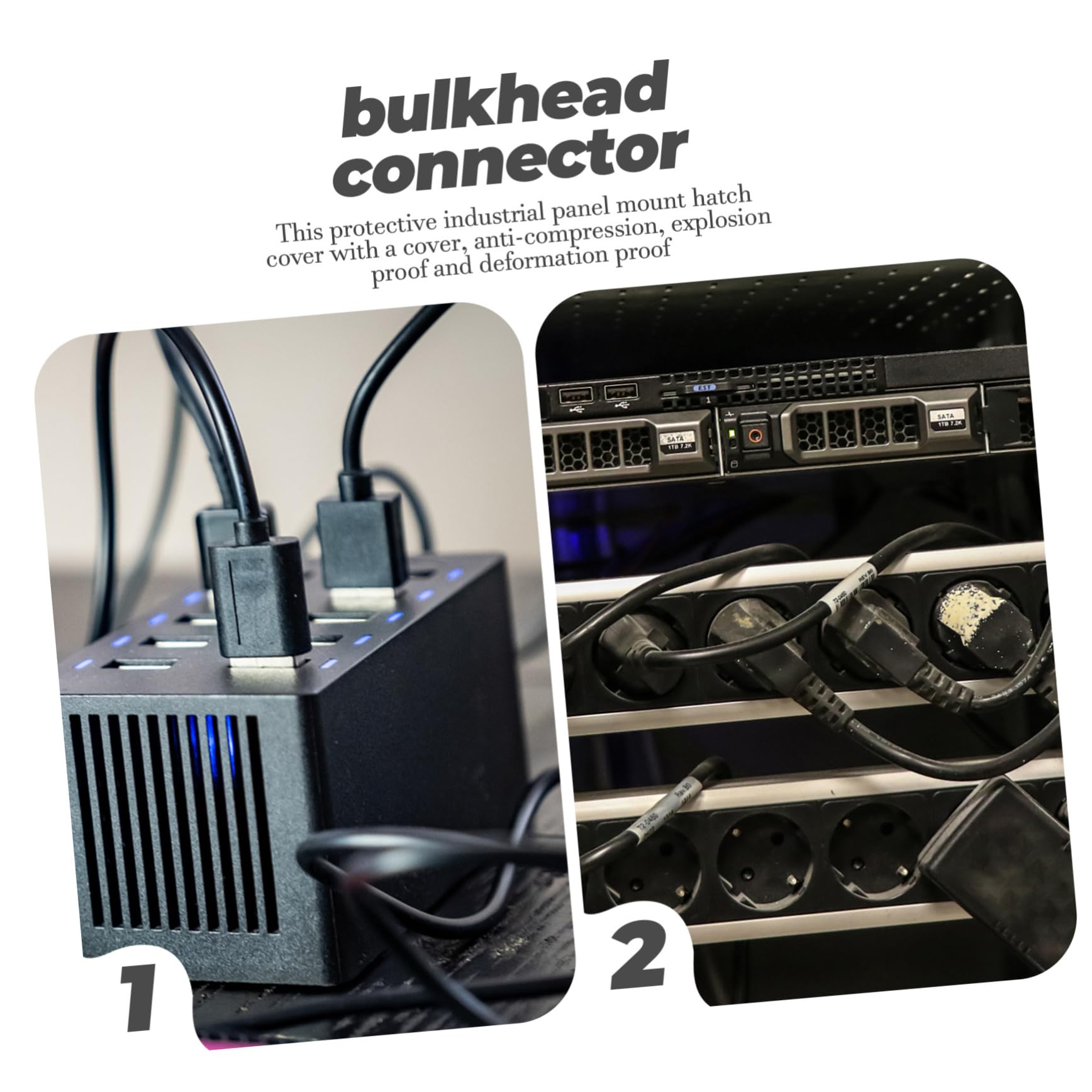 jojofuny 5stücke USB Wasserdichter Verbindungskoppler USB Pass-Through Adapter Für Motorräder Und Yachten Mbps Datenübertragung Robustes Design Mit Abdeckung