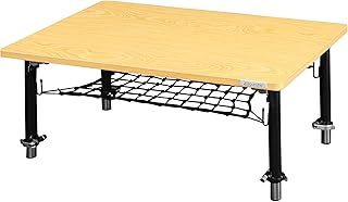 Bauhutte BHT-800-WD Gaming Chabu Stand, Wood Grain Tabletop, 31.5 x 19.7 inches 80 x 50 cm