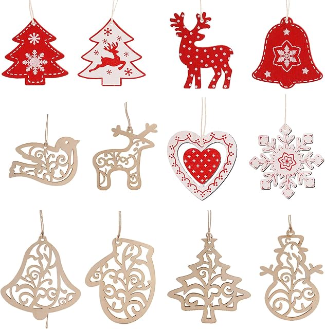 SEASHORE TREE Christmas Tree Decoration Wooden (Christmas Pendant)