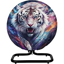 Upetstory Tiger Fan Cover Industrial Floor Fan Cover for 18-20 inch High Velocity Drum Fan Covers Washable Pedestal Fan Dustproof Cover Electric Household Floor Fans Cover Sleeve
