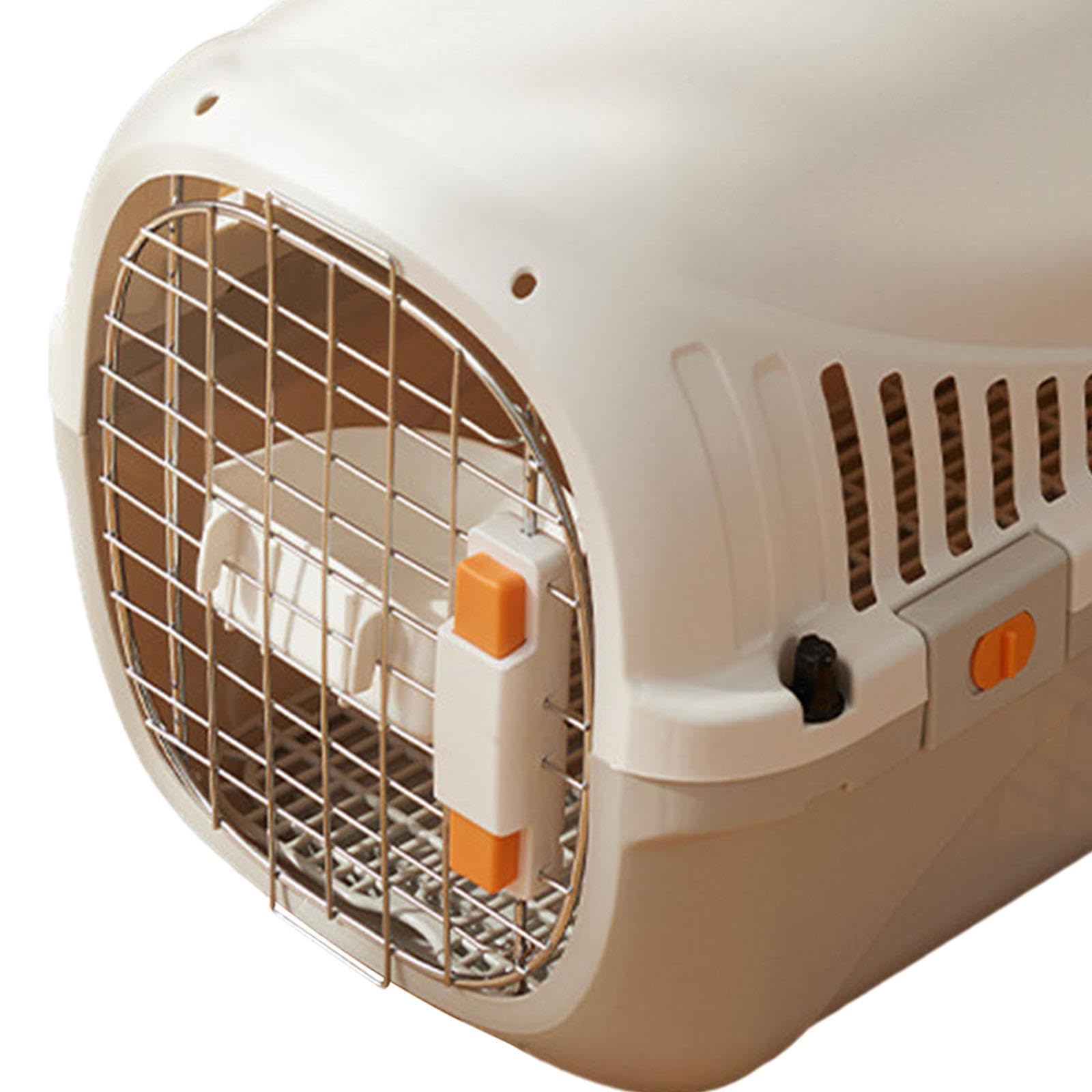Transportín Rígido Transpirable para Perros Y Gatos, Ideal para Viajes Y Excursiones, Estilo a