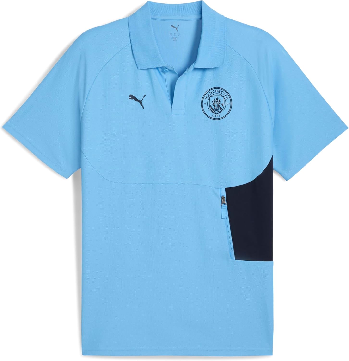 Manchester City Men's PUMATECH Polo - Blue