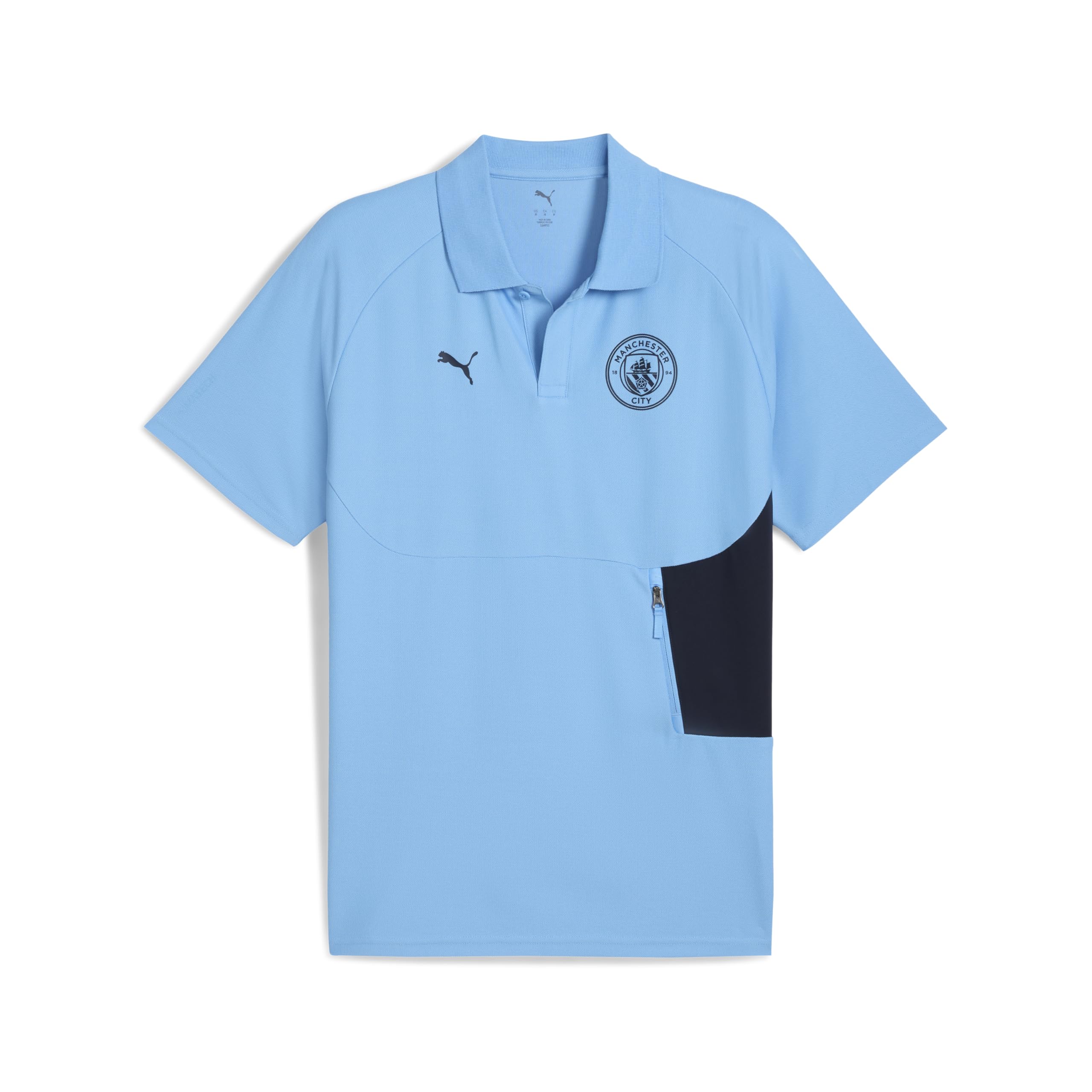 Puma Men's Navy Manchester City Pumatech Polo - Small