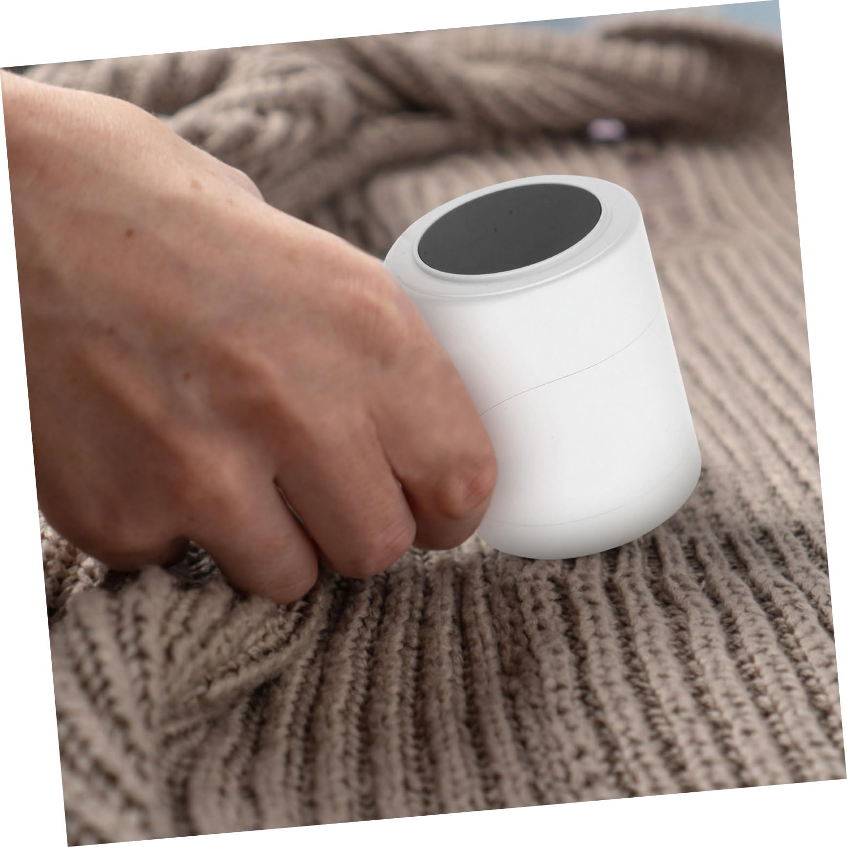 BESTYASH Quitapelusas Eléctrico Portátil para Ropa Batería 800mah, Material Abs y Acero Inoxidable, Diseño Antideslizante para Eliminar Pelusas y Bolas de Lana en Prendas y Ropa de Cama