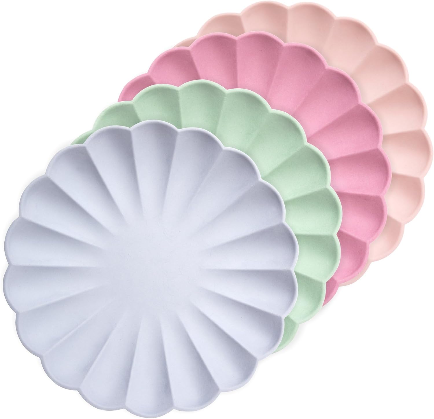Meri Meri Compostable Party Plates, Eco Friendly Plates for Parties and Occasions, 48 Count, Single Use, Compostable/Disposable