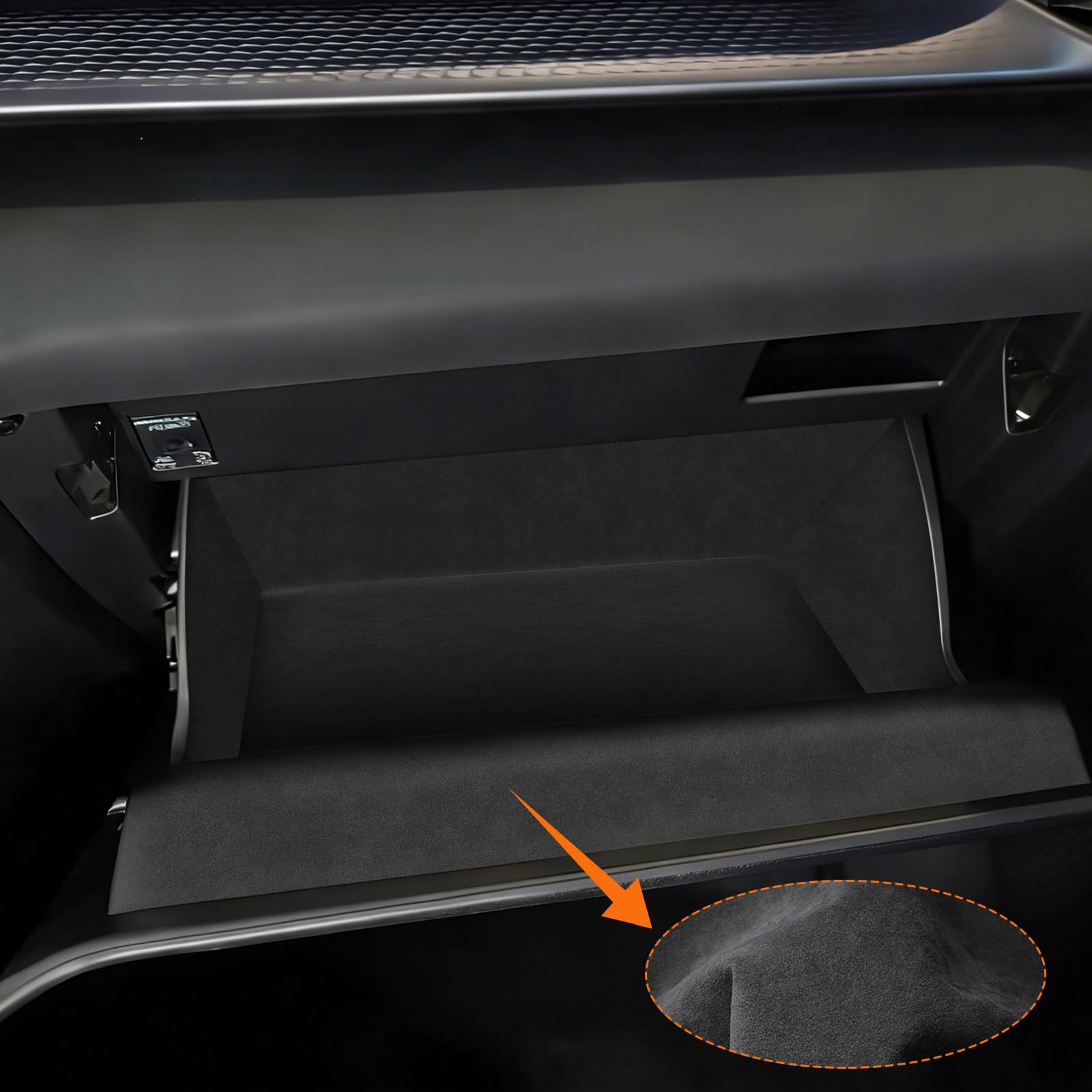Para Cupra Terramar 2024 2025 2026 Auto Co-Pilot Toolbox Pegatinas para Cupra Terramar 2025 Accesorios interiores 4 unidades (franela)