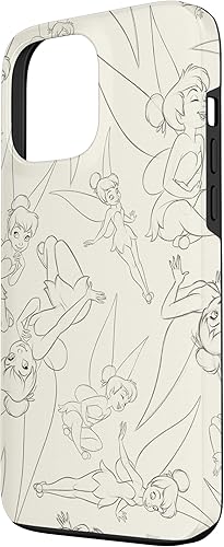 Miniatura 2 de Funda blanca para iPhone 13 Pro Max Disney Peter Pan Tinker Bell Concept Sketch Paper