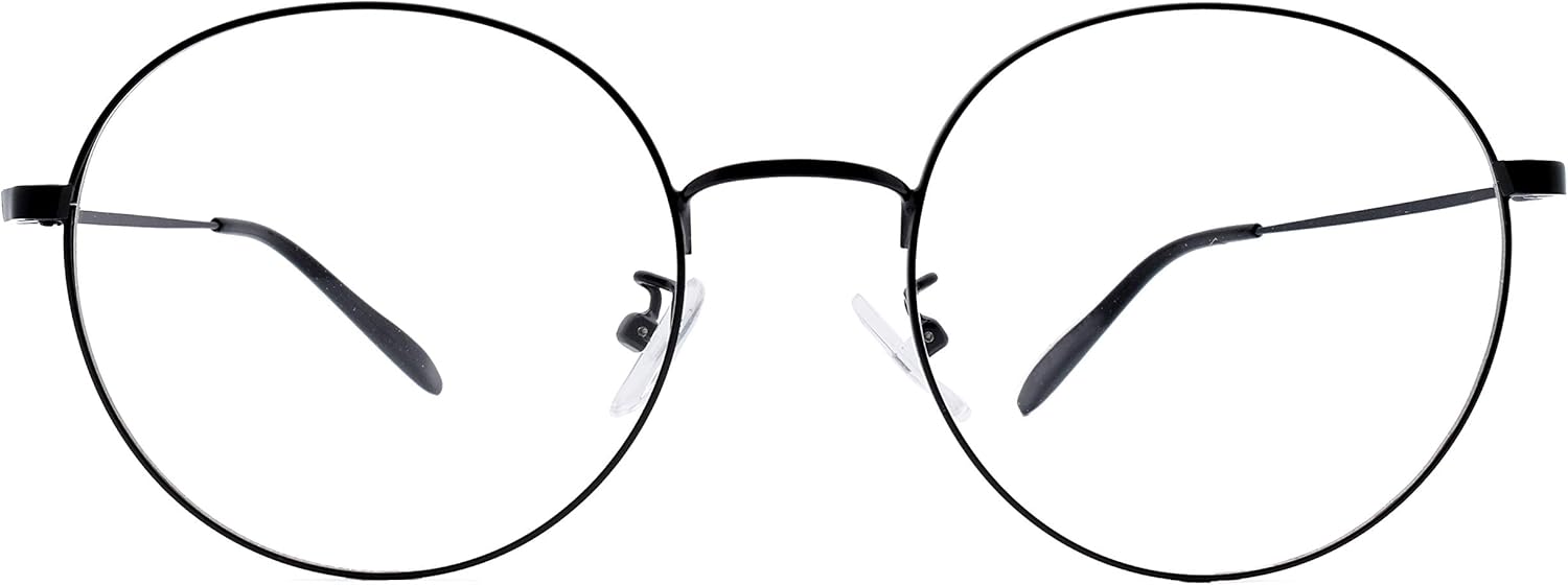 Unisex Round Computer Reading Glasses Readers Black Gold Silver Color Frames