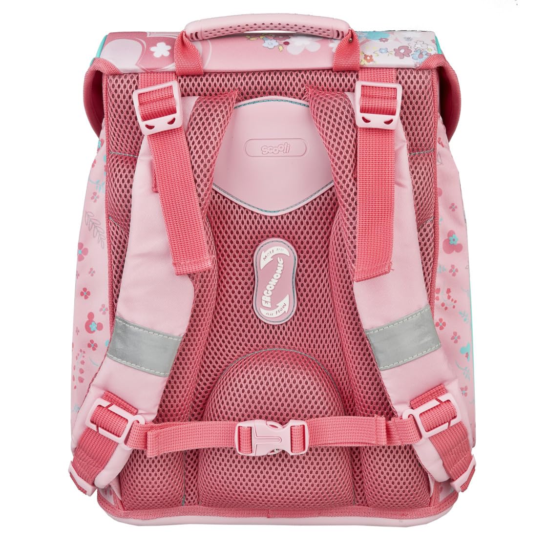 Undercover Schulranzen Set 5-TLG Disney Minnie Mouse Mädchen 1. Klasse - Mit personalisiertem Inhalt - Schultasche mit Turnbeutel Federmappe für Grundschule