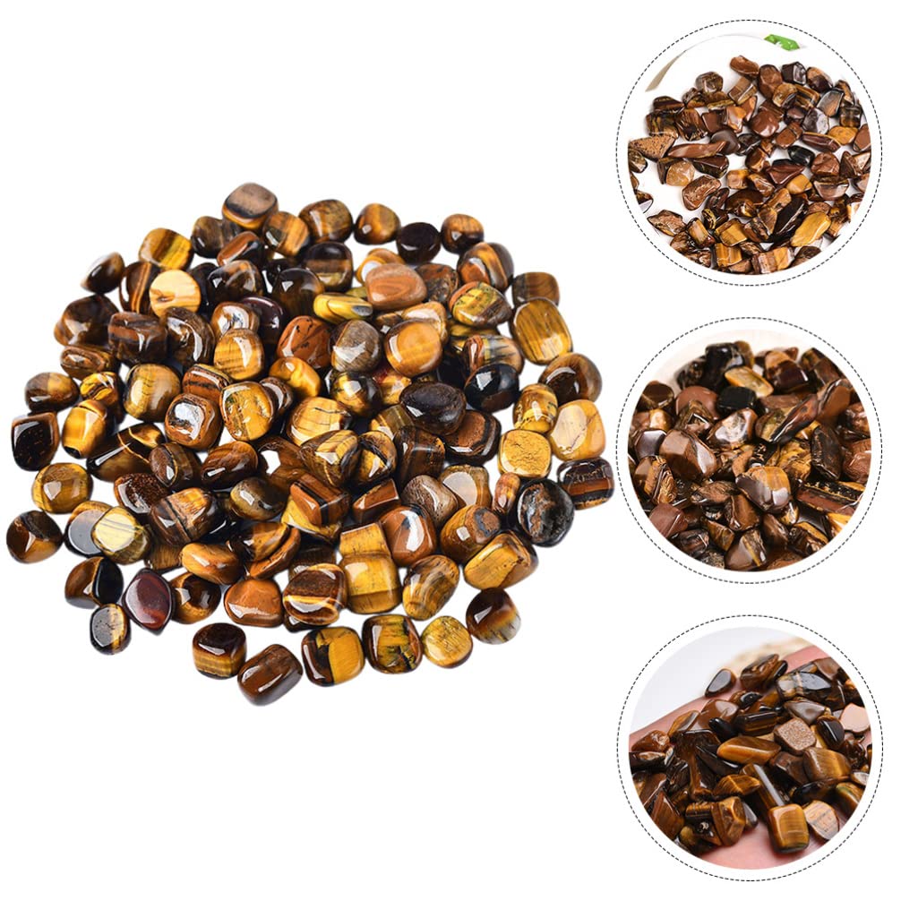 EXCEART 1ensemble Décoration De Bac à Poissons Pierre De Tigre Graviers Naturels pour Aquariums Et Terrariums Améliorez Esthétique De Votre Habitat Aquatique