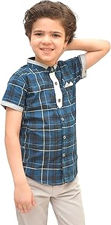 تيشرت بأكمام مربعات للأولاد